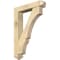 Ekena Millwork Balboa Arts and Crafts Rough Sawn Bracket w/ Offset Brace, Douglas Fir, 6"W x 28"D x 40"H BKT0604X28X40BOA03RDF - alternate 1